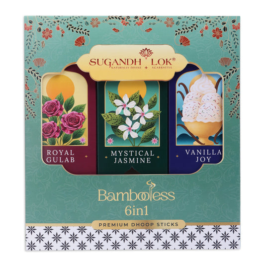 Sugandh Lok Bambooless 6 In 1 Gift Pack
