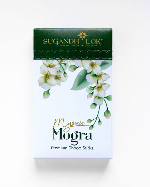 Mysore Mogra Dhoop Sticks - Premium Dhoop Sticks by SugandhLok