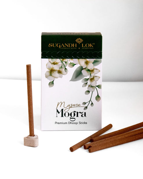 Front of Mysore Mogra Dhoop Sticks Pouch