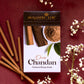 Pure Chandan Dhoop Sticks Pouch on Red Background