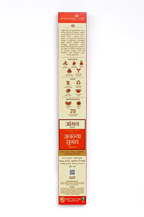 Back of Ananya Sugandh Agarbatti Pack
