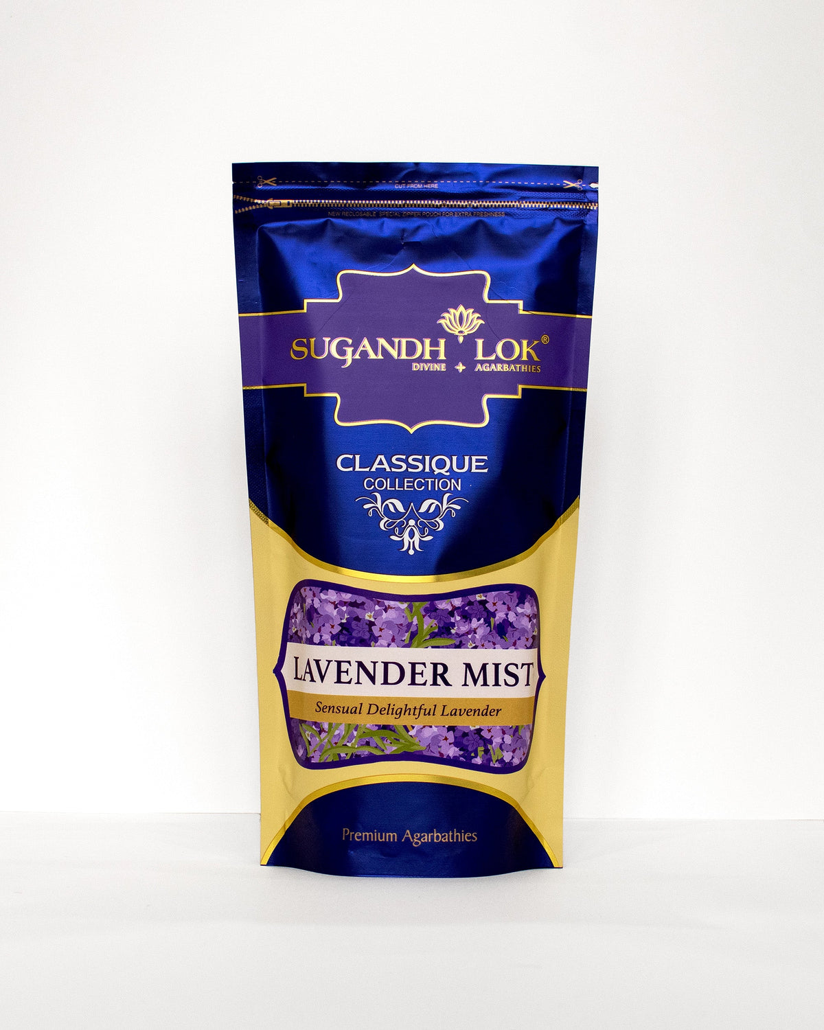 Lavender Mist Agarbatti Pouch by SugandhLok