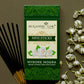 Mysore Mogra Agarbatti Mini Sticks Box surrounded by mogra flowers
