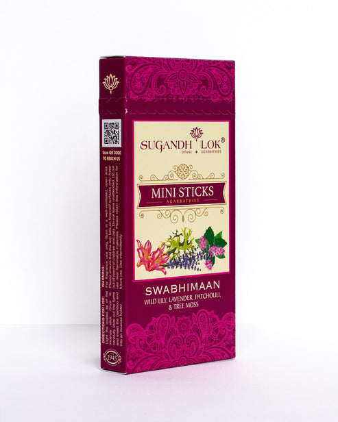 Front side-view of Swabhimaan Agarbatti Mini Sticks Pack