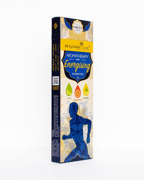 Front side-view of Energising Agarbatti Pack