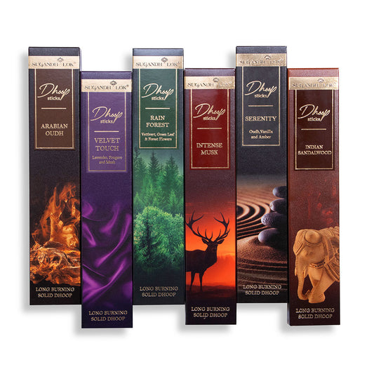 Combo of 6 Long Dhoop - Whispers of the Woods