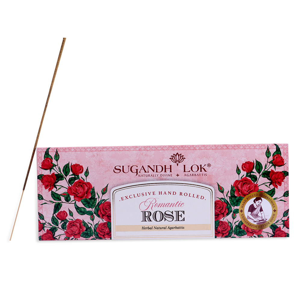 Romantic Rose - Hand Rolled Agarbatti